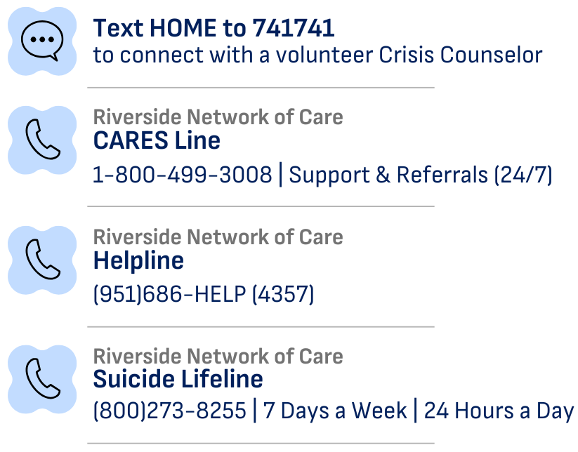 Crisis Contacts List